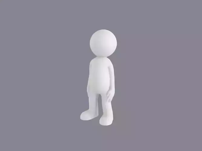 Cartoon Man for 3d Printing 001 3D print model