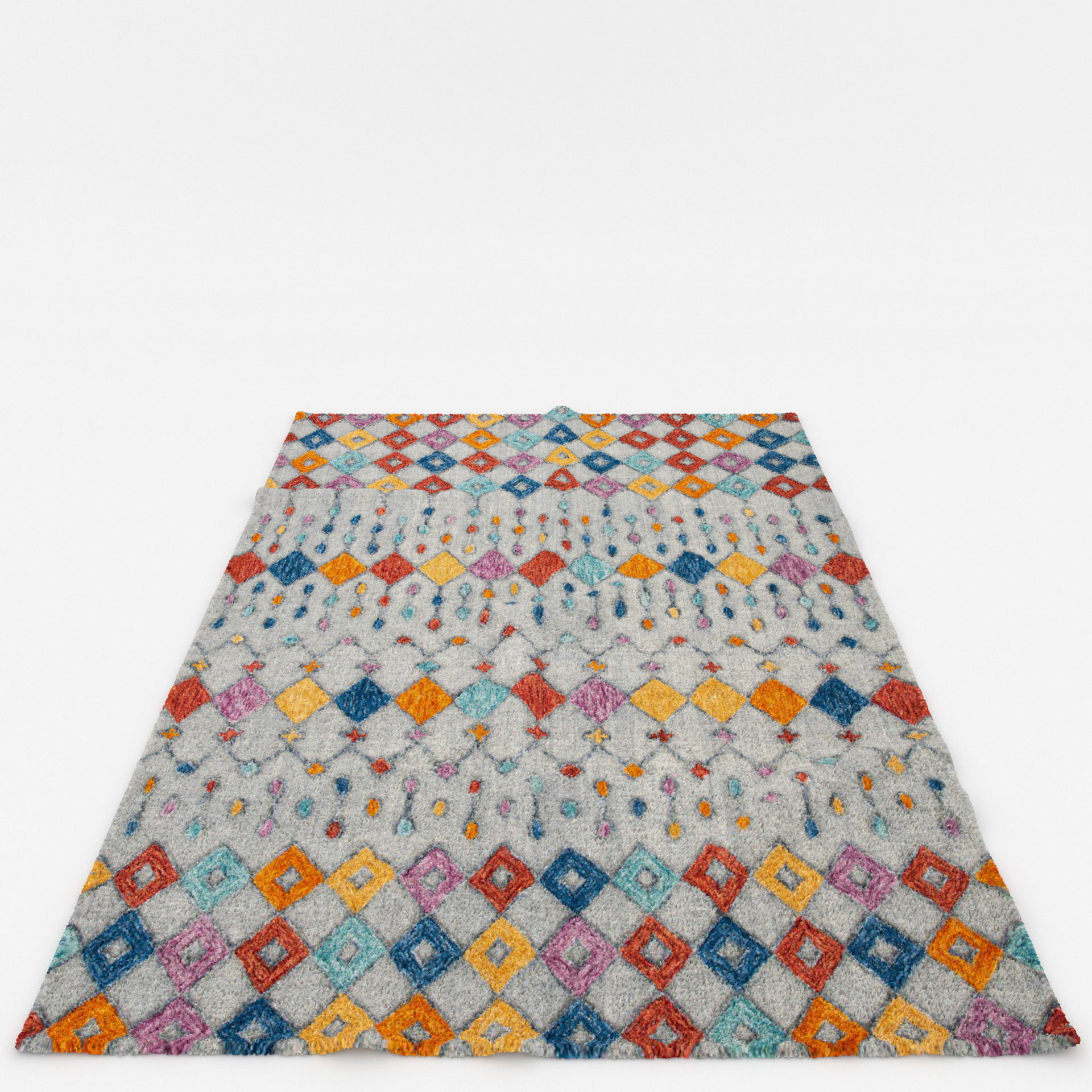 Rugs No 179 Low-poly 3D model_7