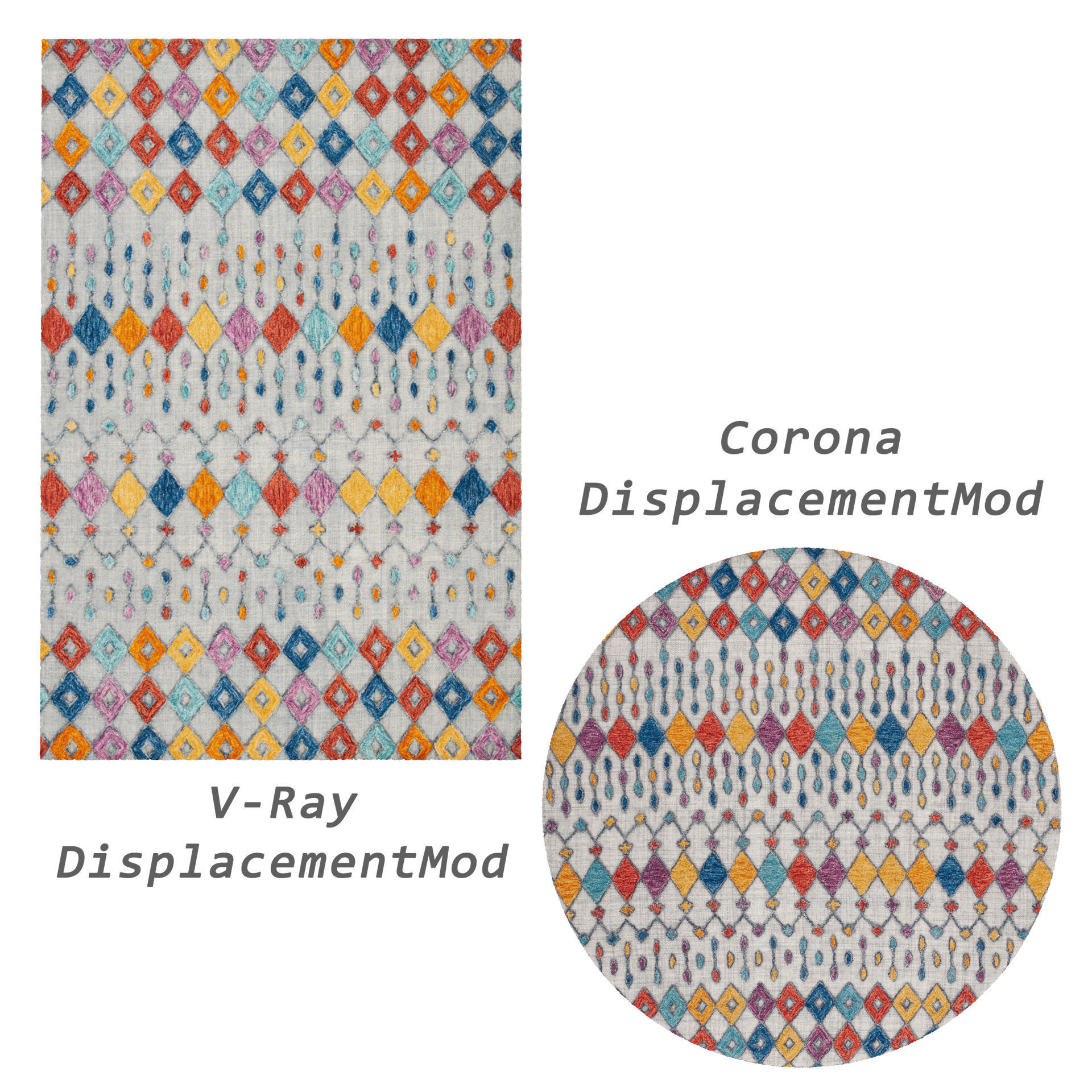 Rugs No 179 Low-poly 3D model_2