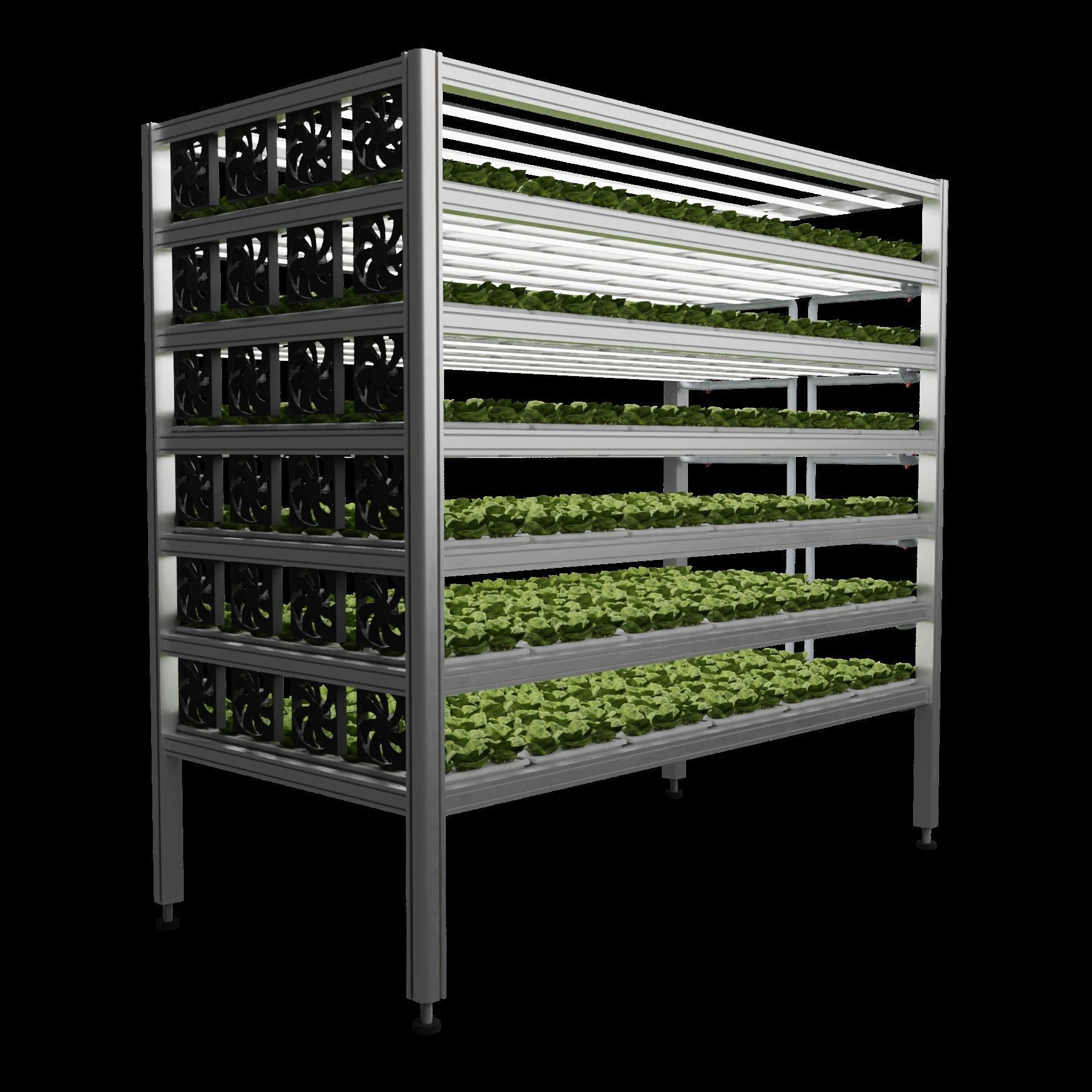Vertical farm hydroponic 3D model_1