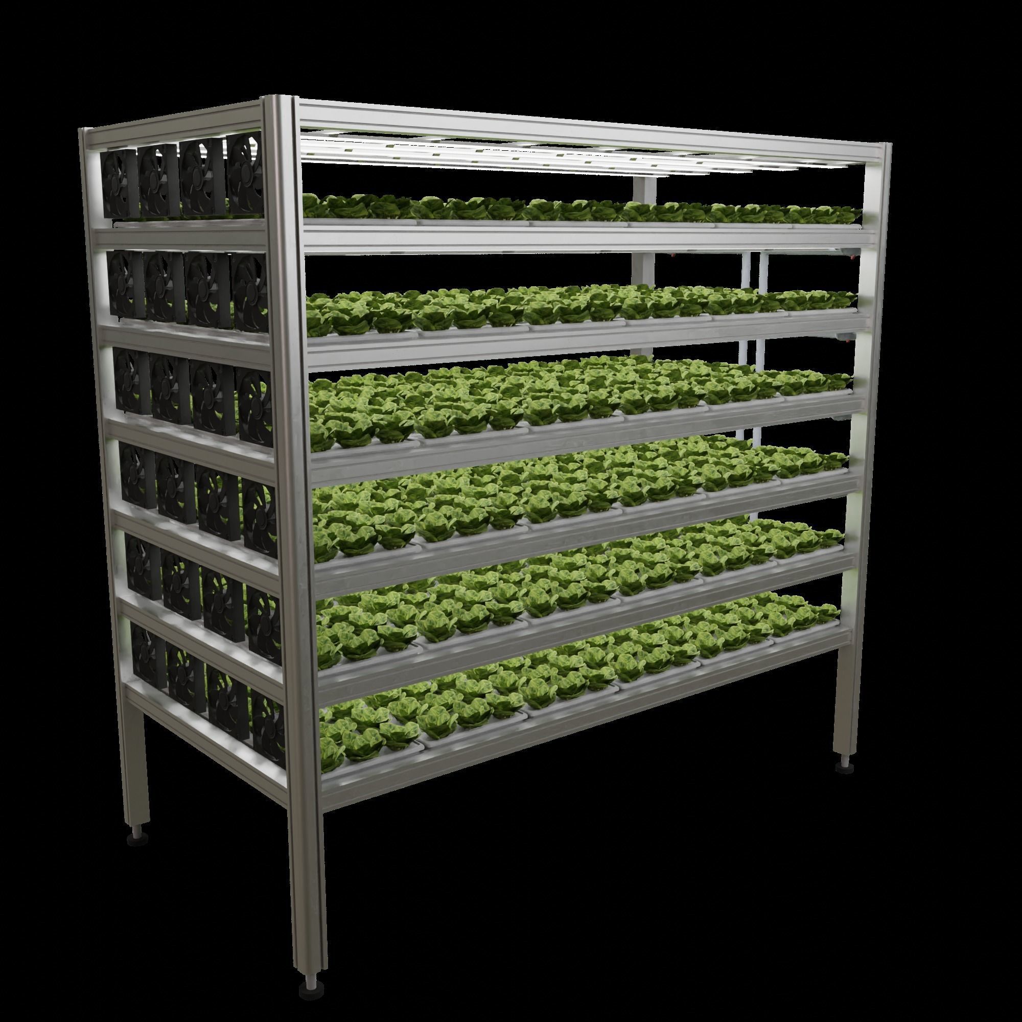 Vertical farm hydroponic 3D model_9