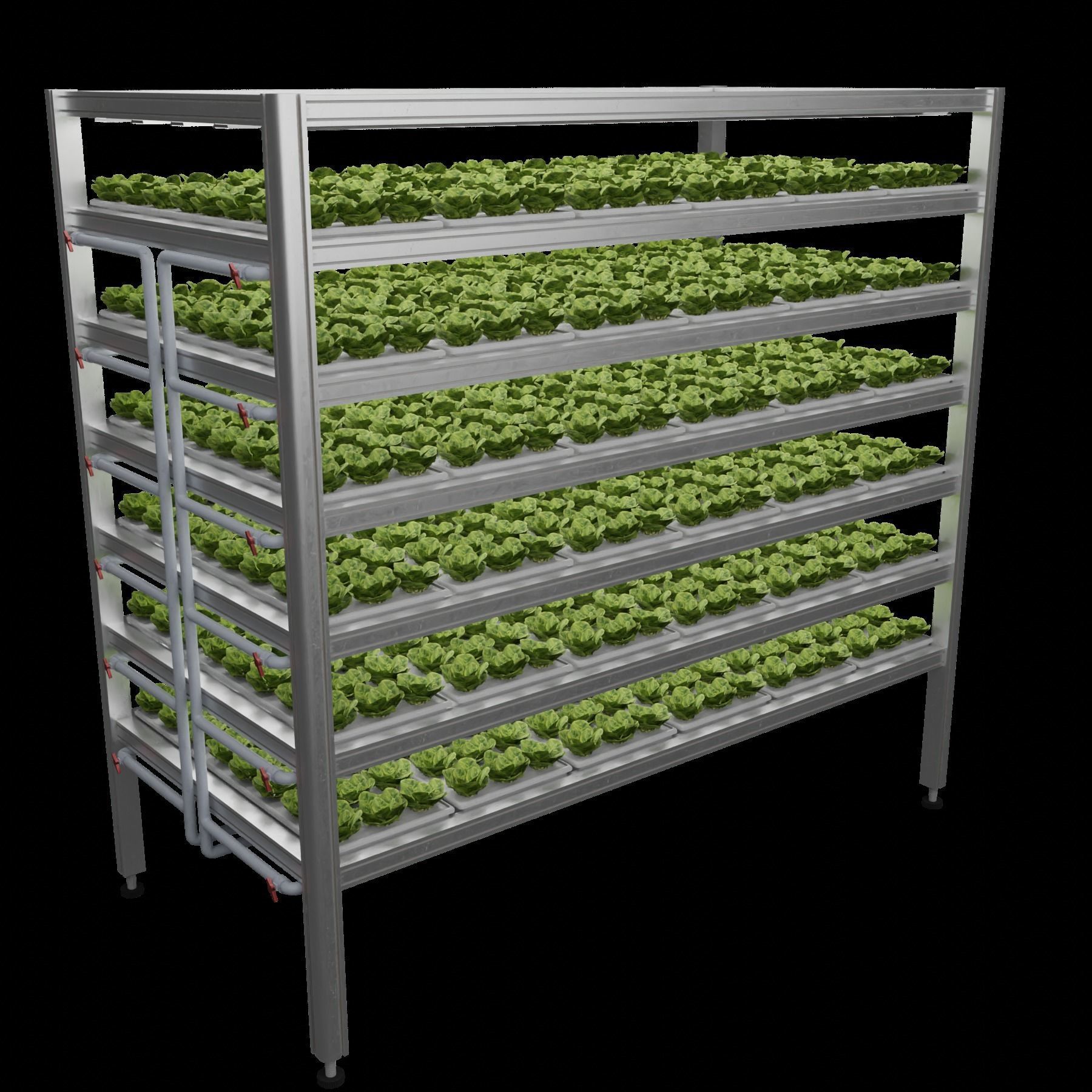 Vertical farm hydroponic 3D model_6