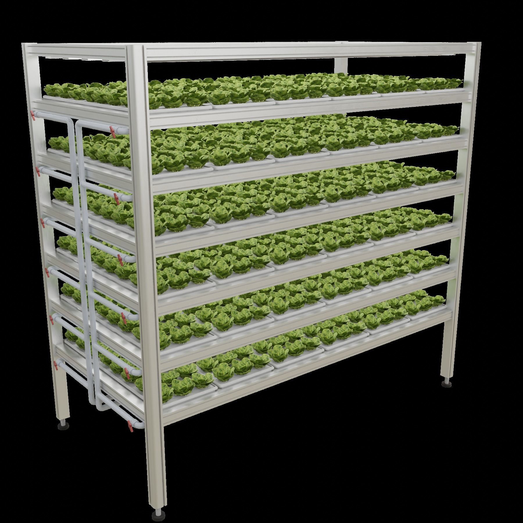 Vertical farm hydroponic 3D model_8