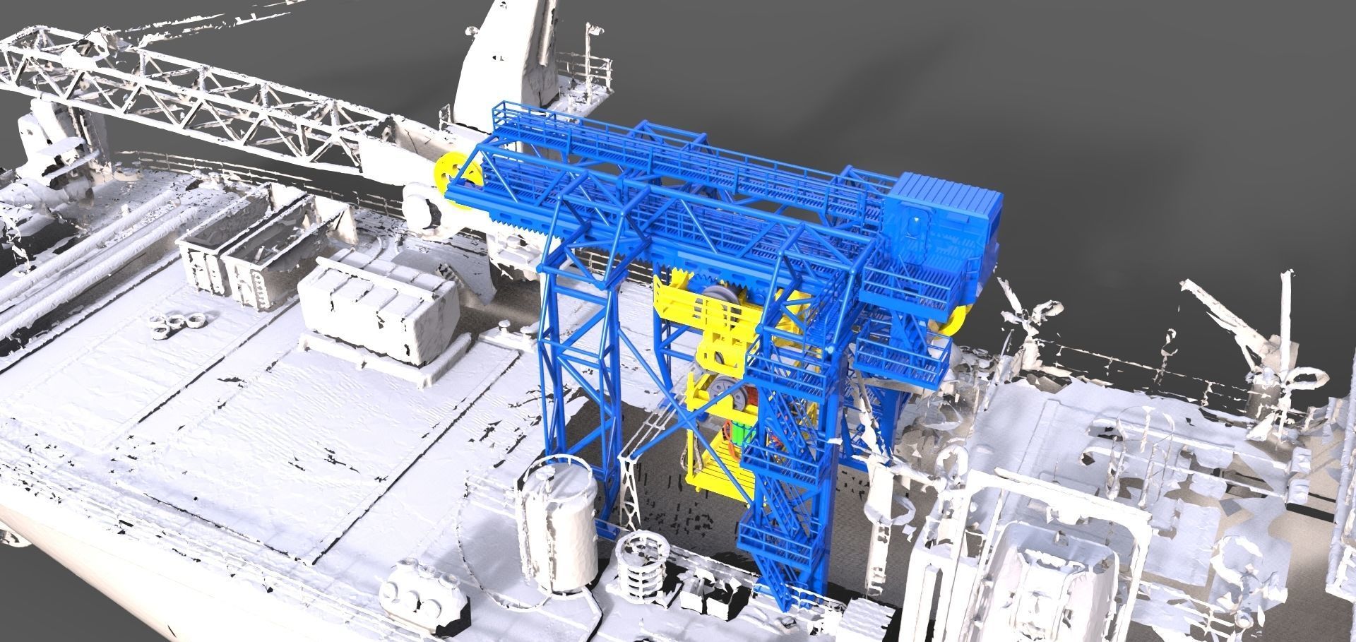 Handling Tower for Seabex One 3D print model_1