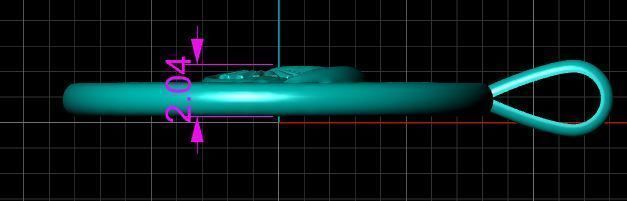 third-Eye-Pendant gold evil eye pendant 3D print model_9