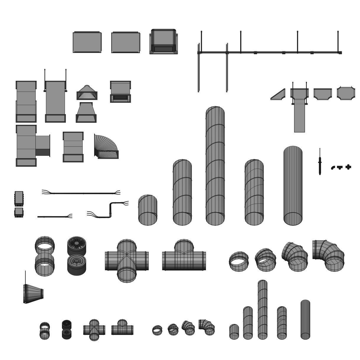 Industrial ceiling 5 3D model_5