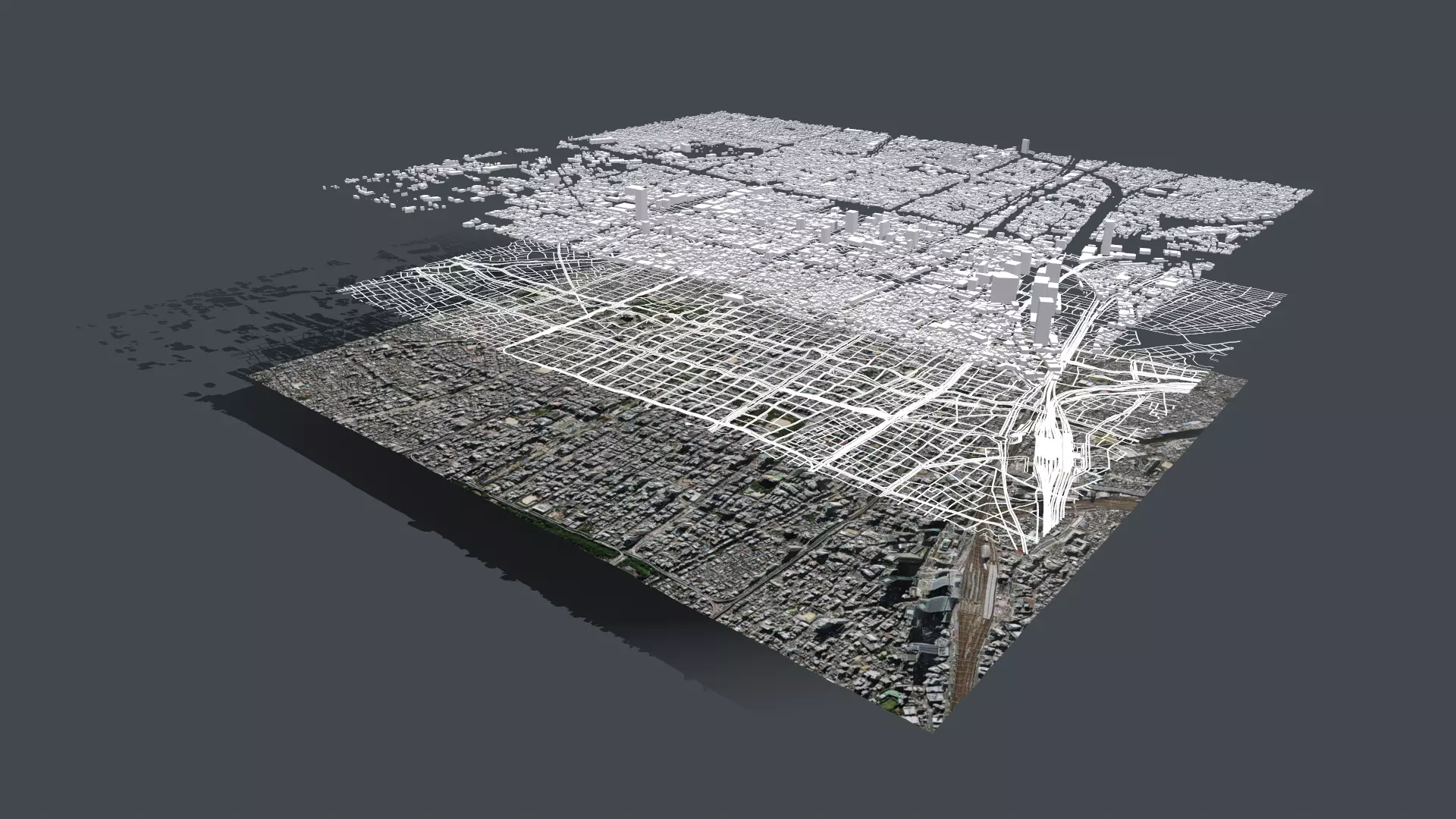 Cityscape Nagoya Japan 3D model