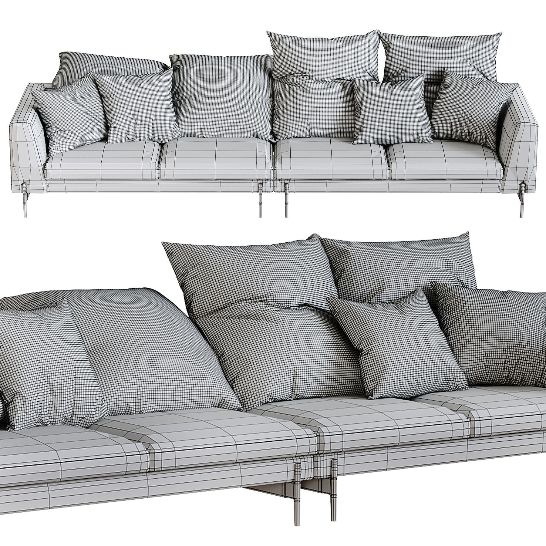 Ditre italia   Kim High  sofa 3D model_6