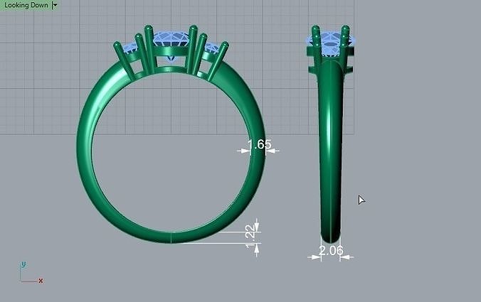 Ring Gold 3D print model