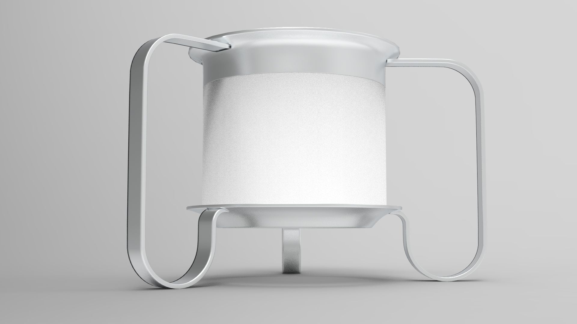 Tea-Cosy trash can Low-poly 3D model_4