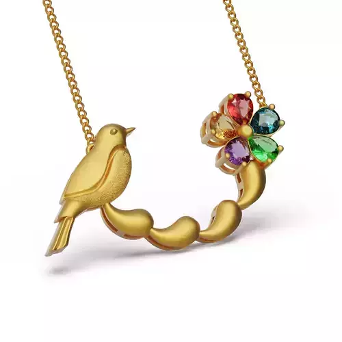 Bird necklace 2