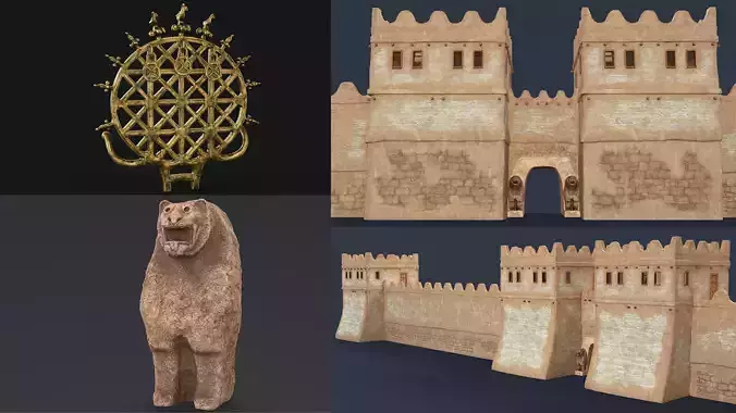 Hittites Set 3D Model Collection