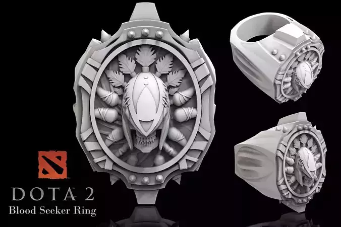 Dota2 Blood-Seeker Ring Ready 3D print