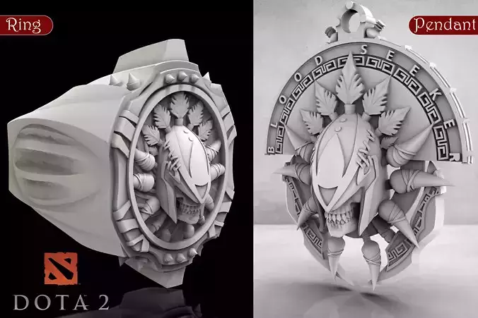 Ring And pendant Dota2 Blood Seeker