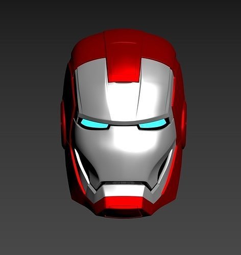 Iron Man Mark 33 MK33 Helmet Avengers 3D print model