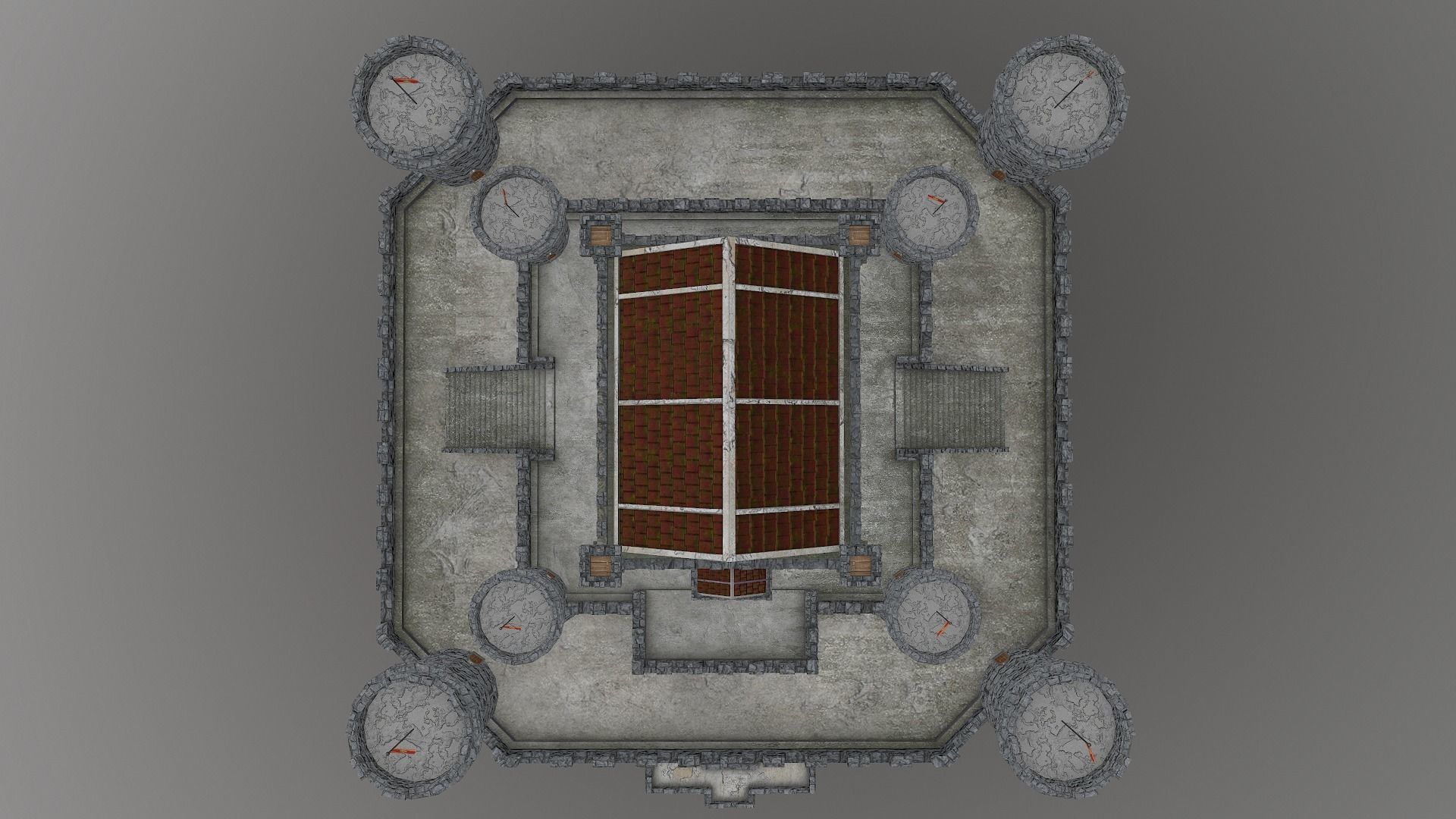  Medieval Castle Level 15 3D model_18