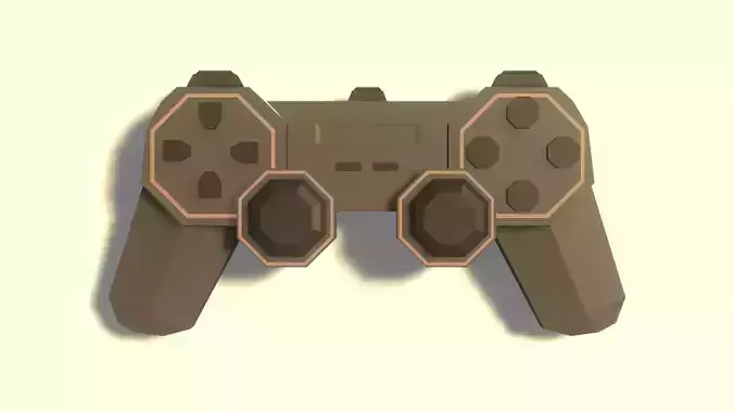 PS2 Controller 3D model