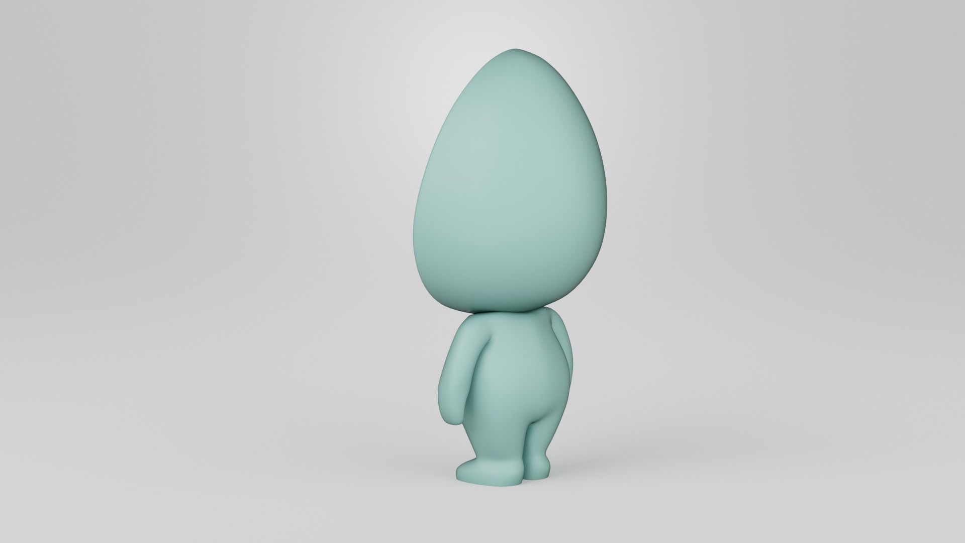 Avofriends 1 3D Print figurine with head 3D print model_7