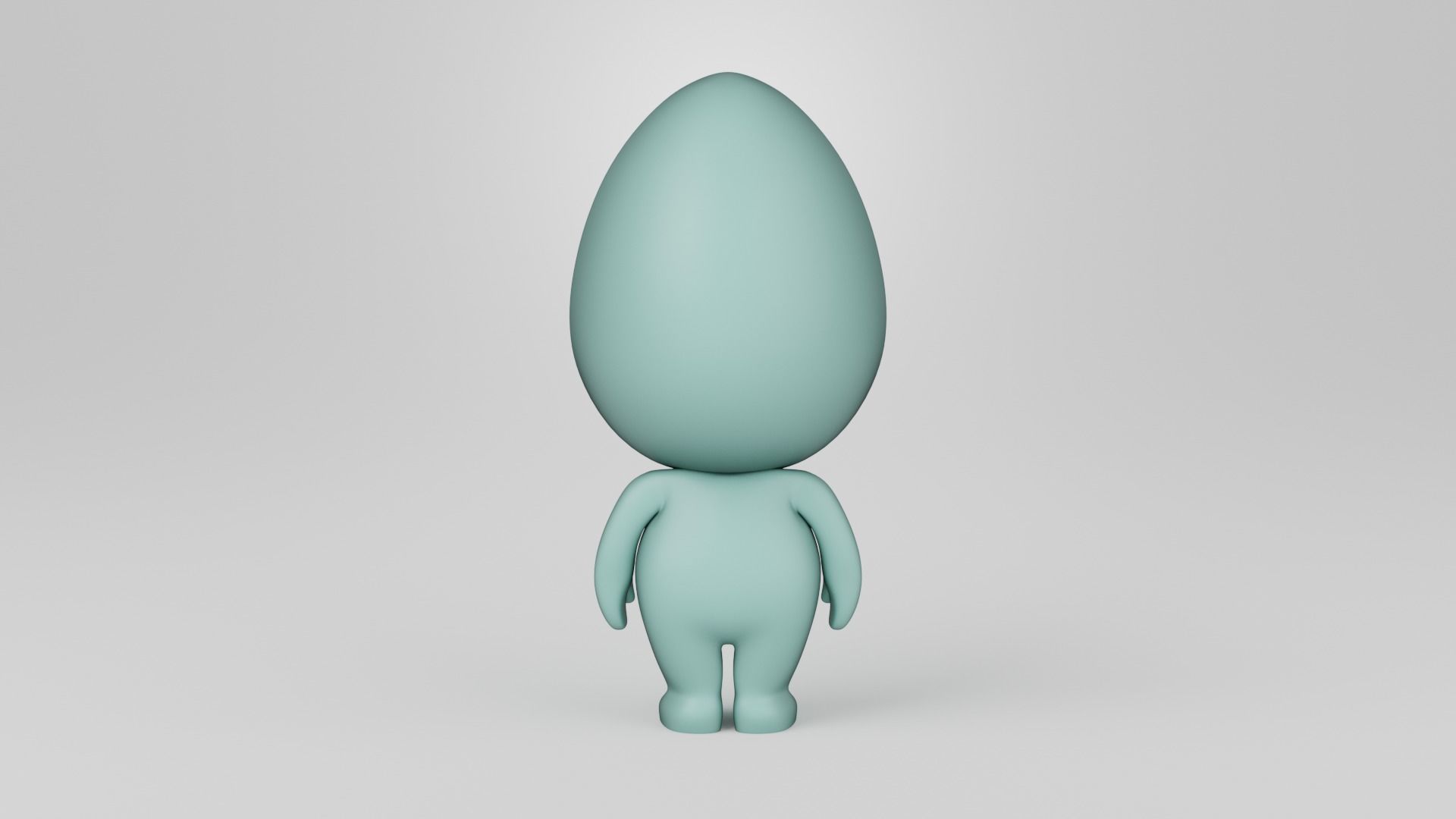 Avofriends 1 3D Print figurine with head 3D print model_5