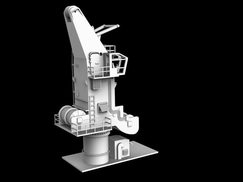 Crane Tower for Seabex One 3D print model_2