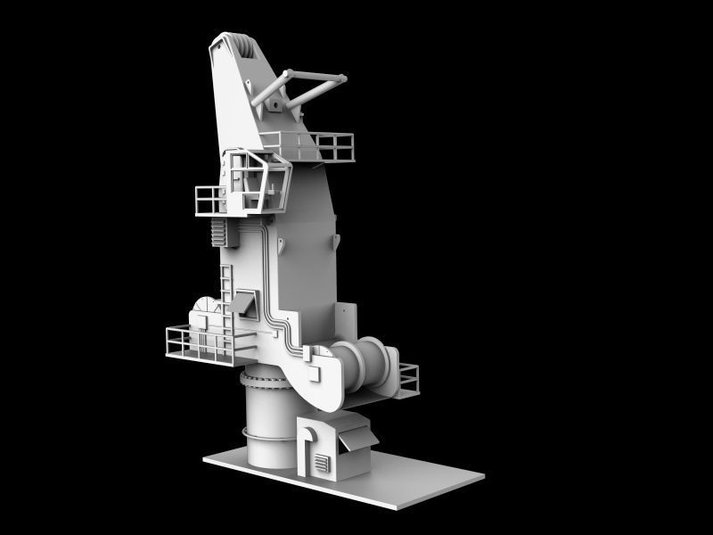 Crane Tower for Seabex One 3D print model_1