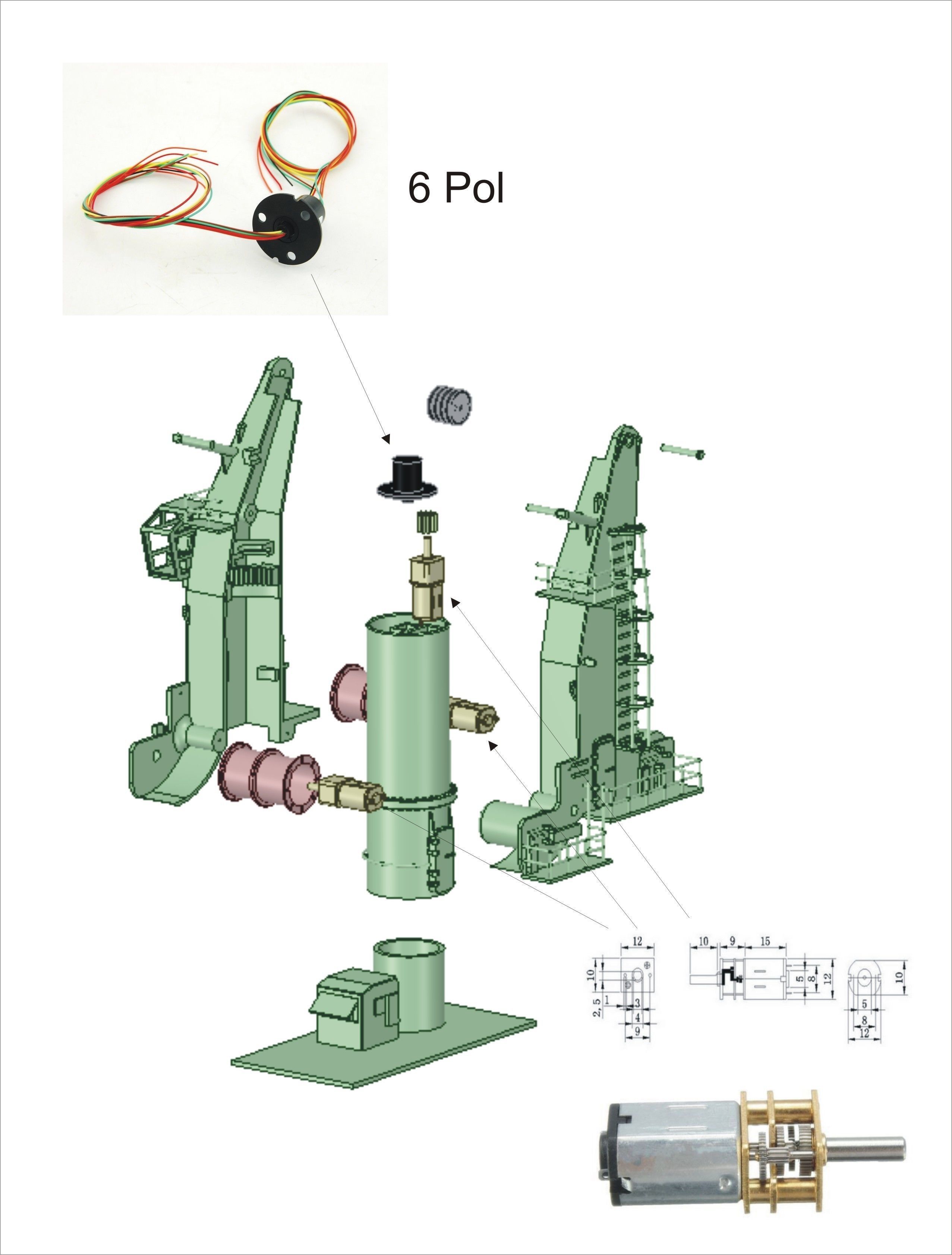 Crane Tower for Seabex One 3D print model_12