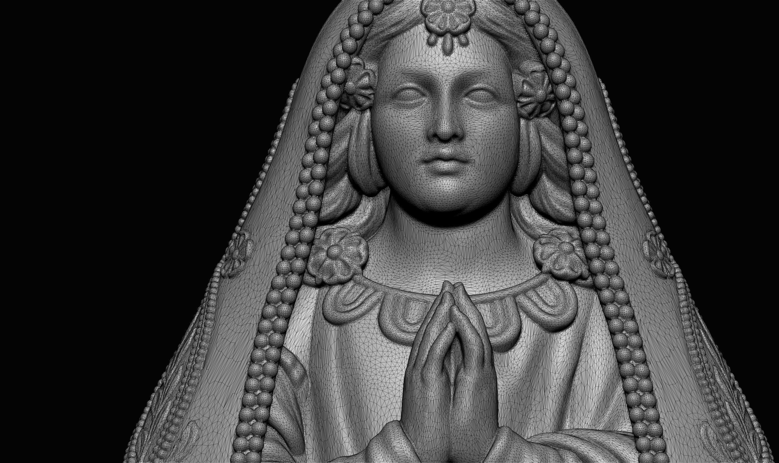 Our Lady of Aparecida Printable 3D print model_7