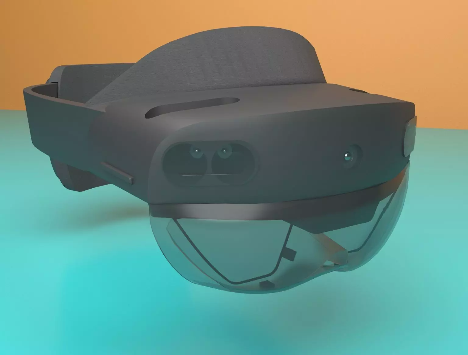 High Poly MS Hololens 3D model_0