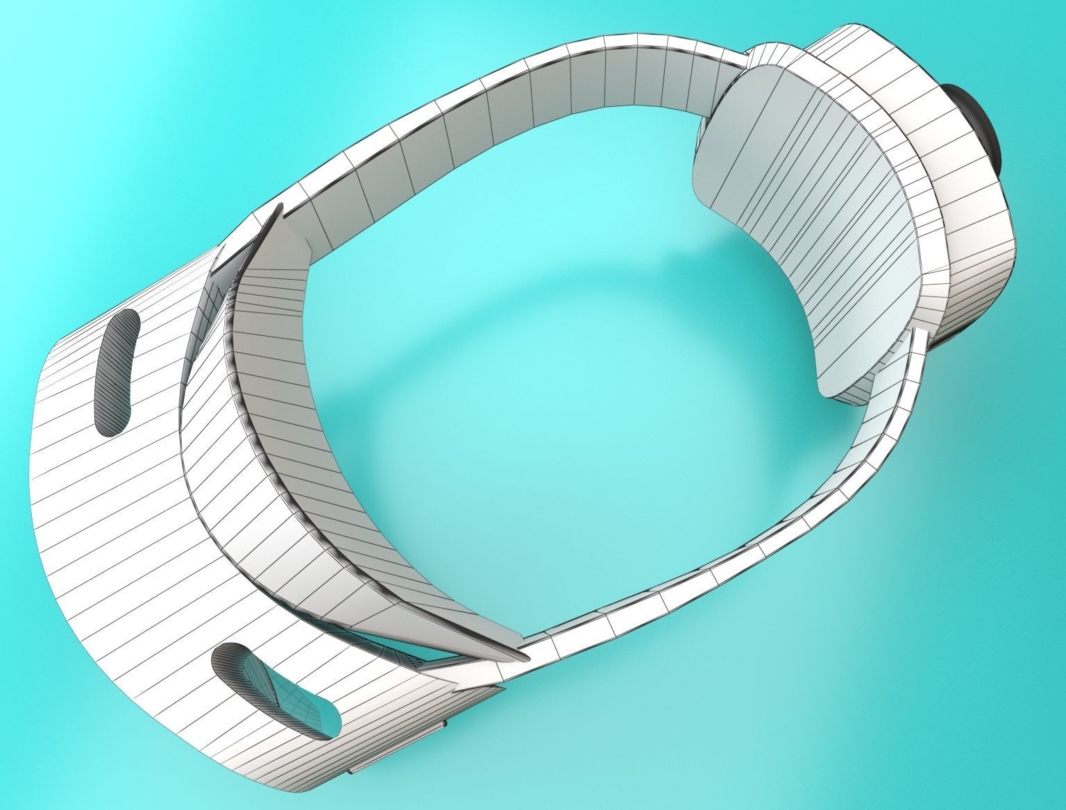 High Poly MS Hololens 3D model_3