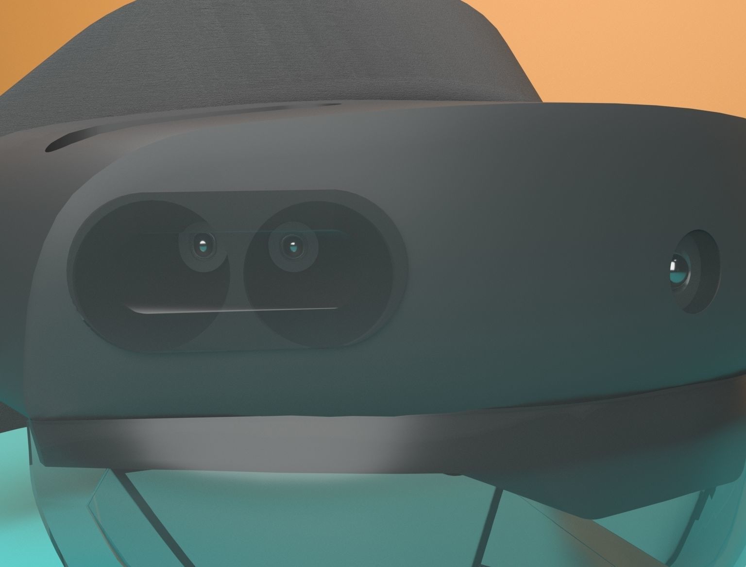 High Poly MS Hololens 3D model_5