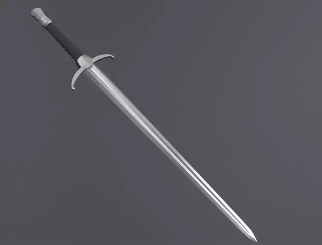 High Poly Sword Model 3D model