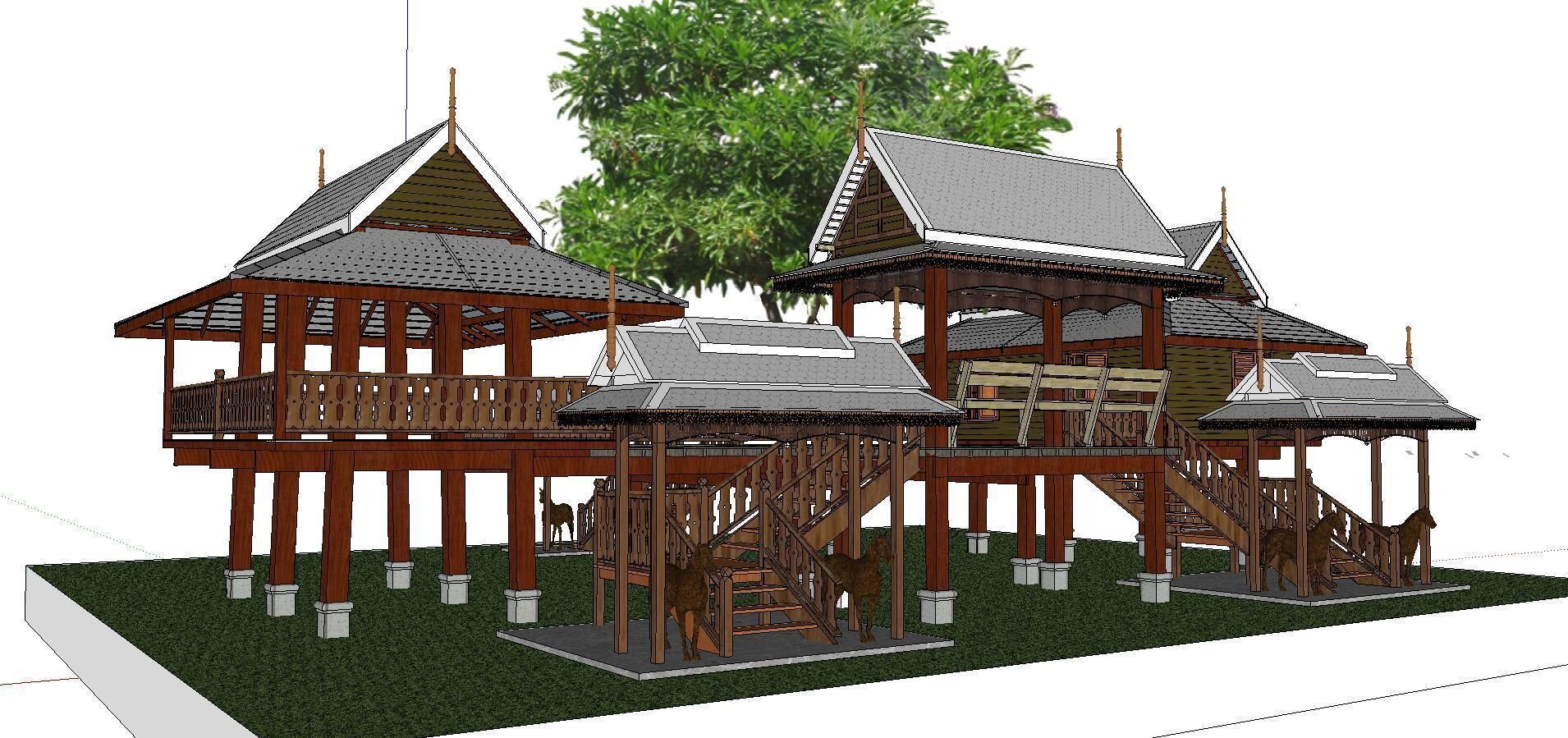 Creative Design-Holiday Cabin-05 3D model_1
