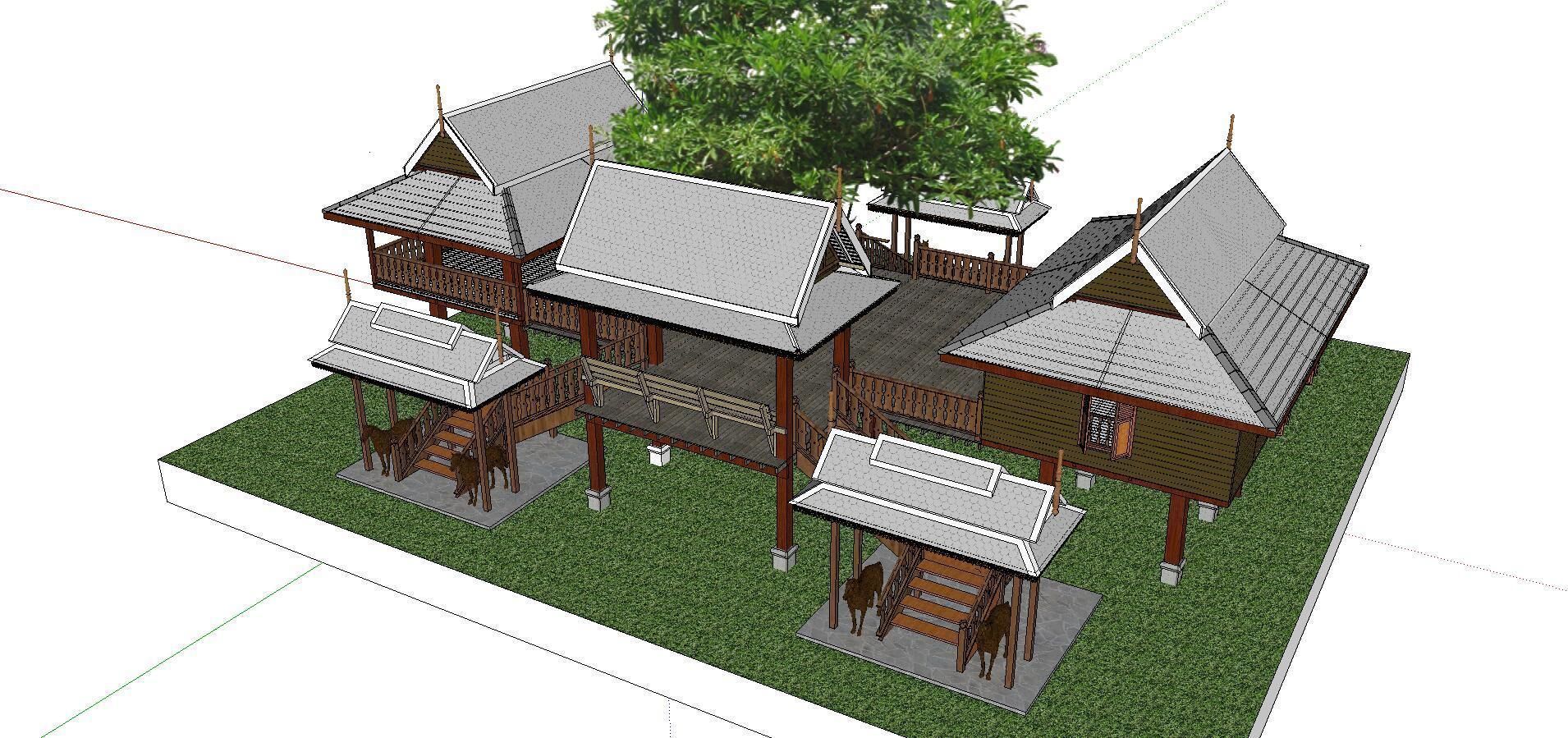 Creative Design-Holiday Cabin-05 3D model_4