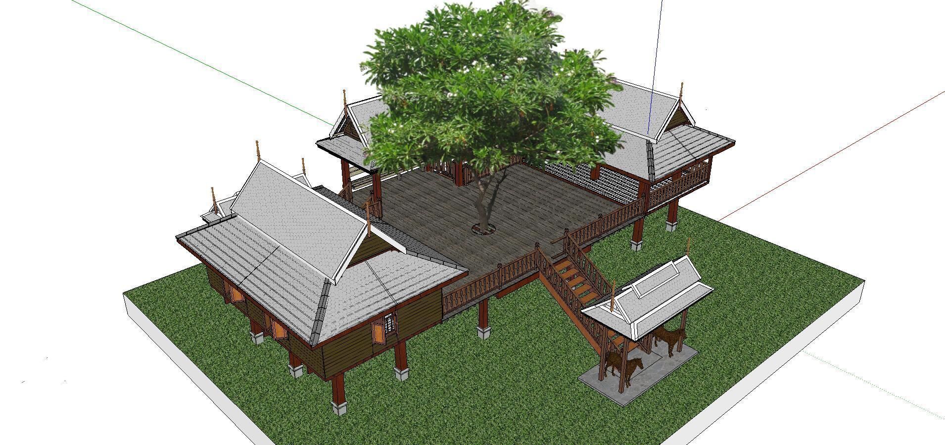 Creative Design-Holiday Cabin-05 3D model_3