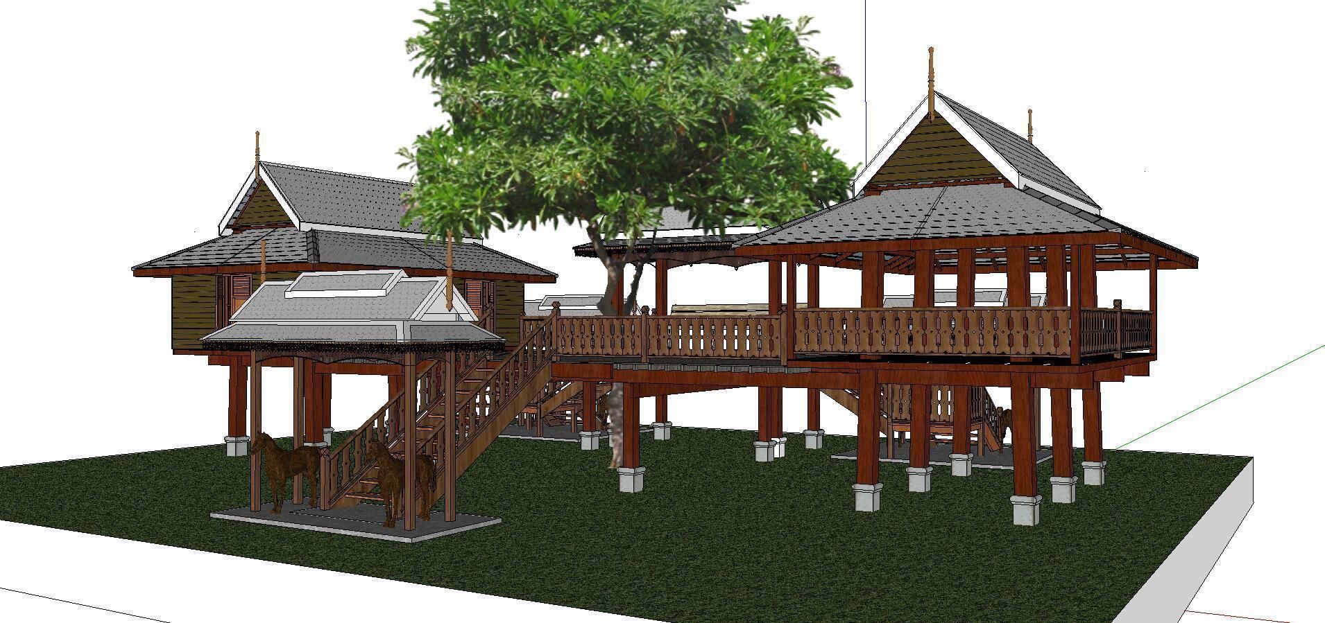 Creative Design-Holiday Cabin-05 3D model_2