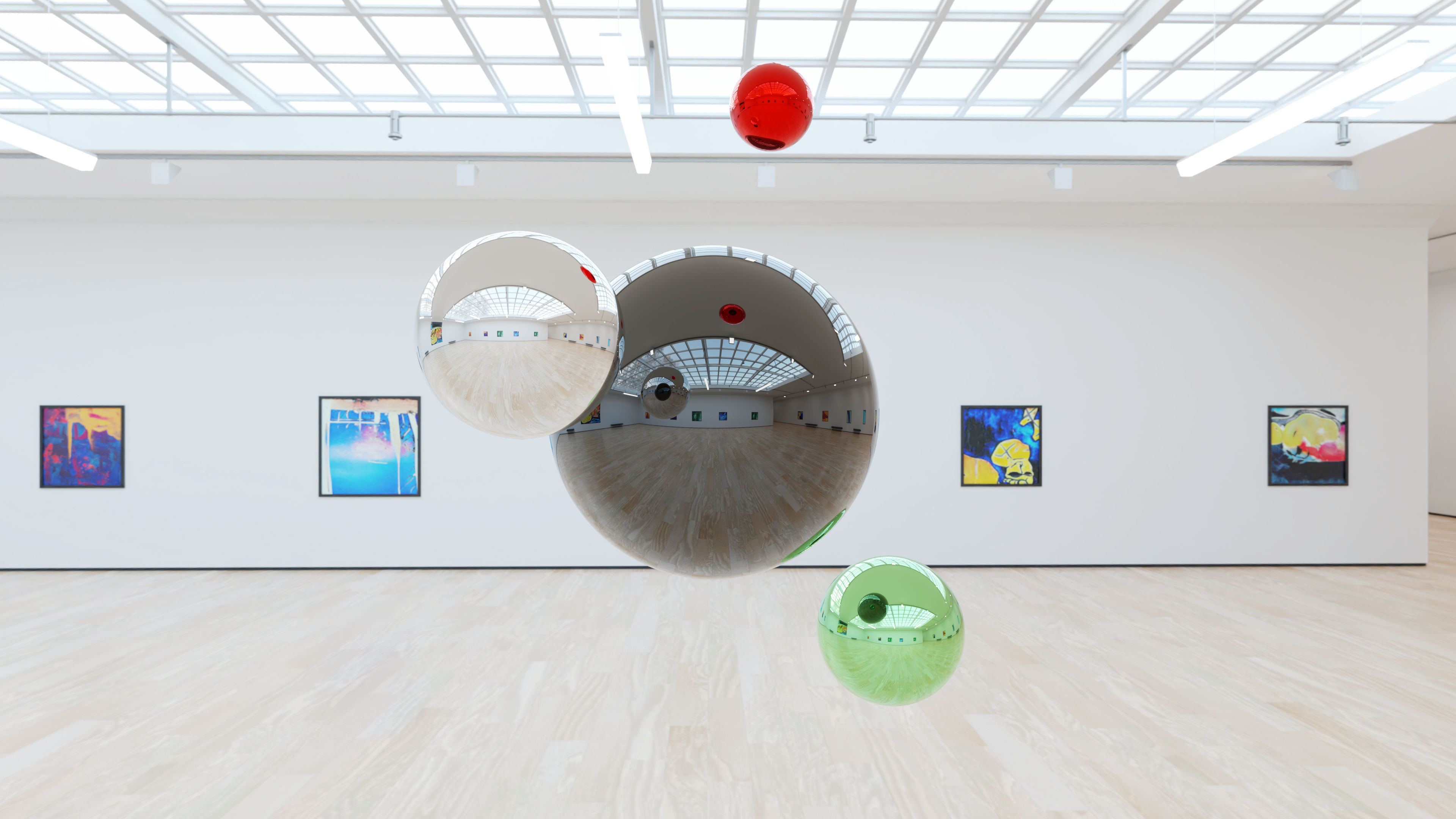 HDRI - Art Museum Gallery Interior 4b - v2 - HDR - 8192x4096 Texture_3