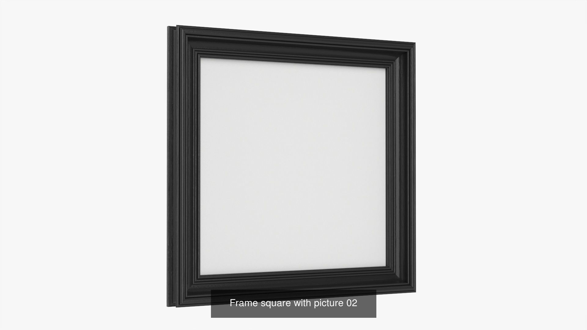 Wooden Frame Mockup Landscape 3D Model Collection_3