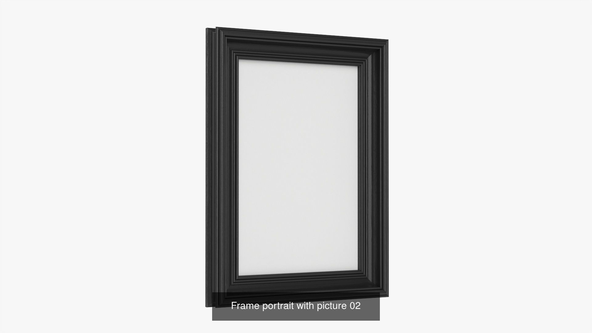 Wooden Frame Mockup Landscape 3D Model Collection_2