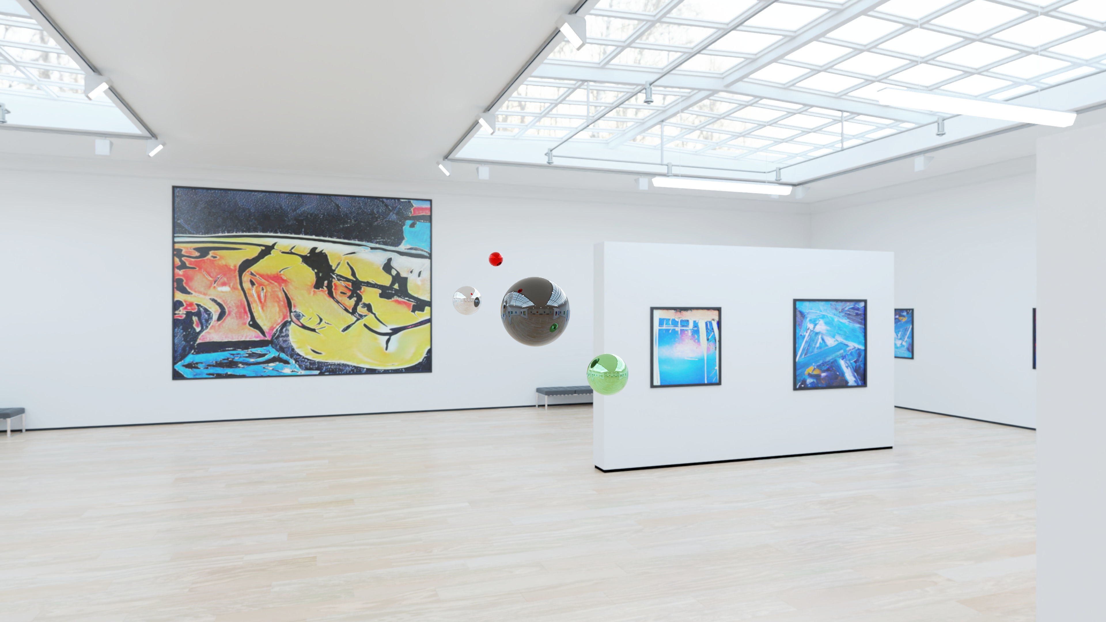 Collection - Art Museum Gallery Interior 4b plus 2 HDRIs Texture_30