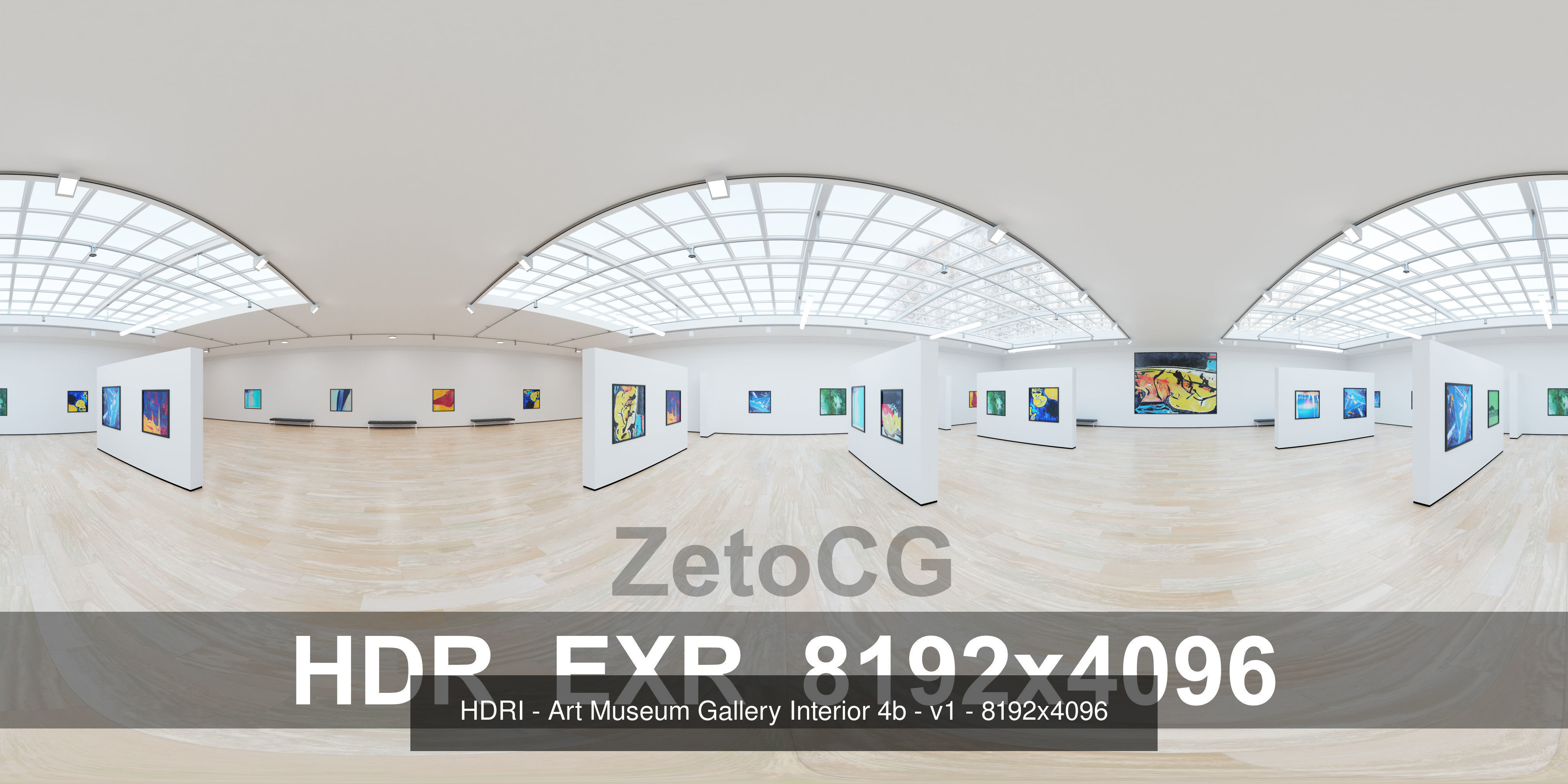 Collection - Art Museum Gallery Interior 4b plus 2 HDRIs Texture_2