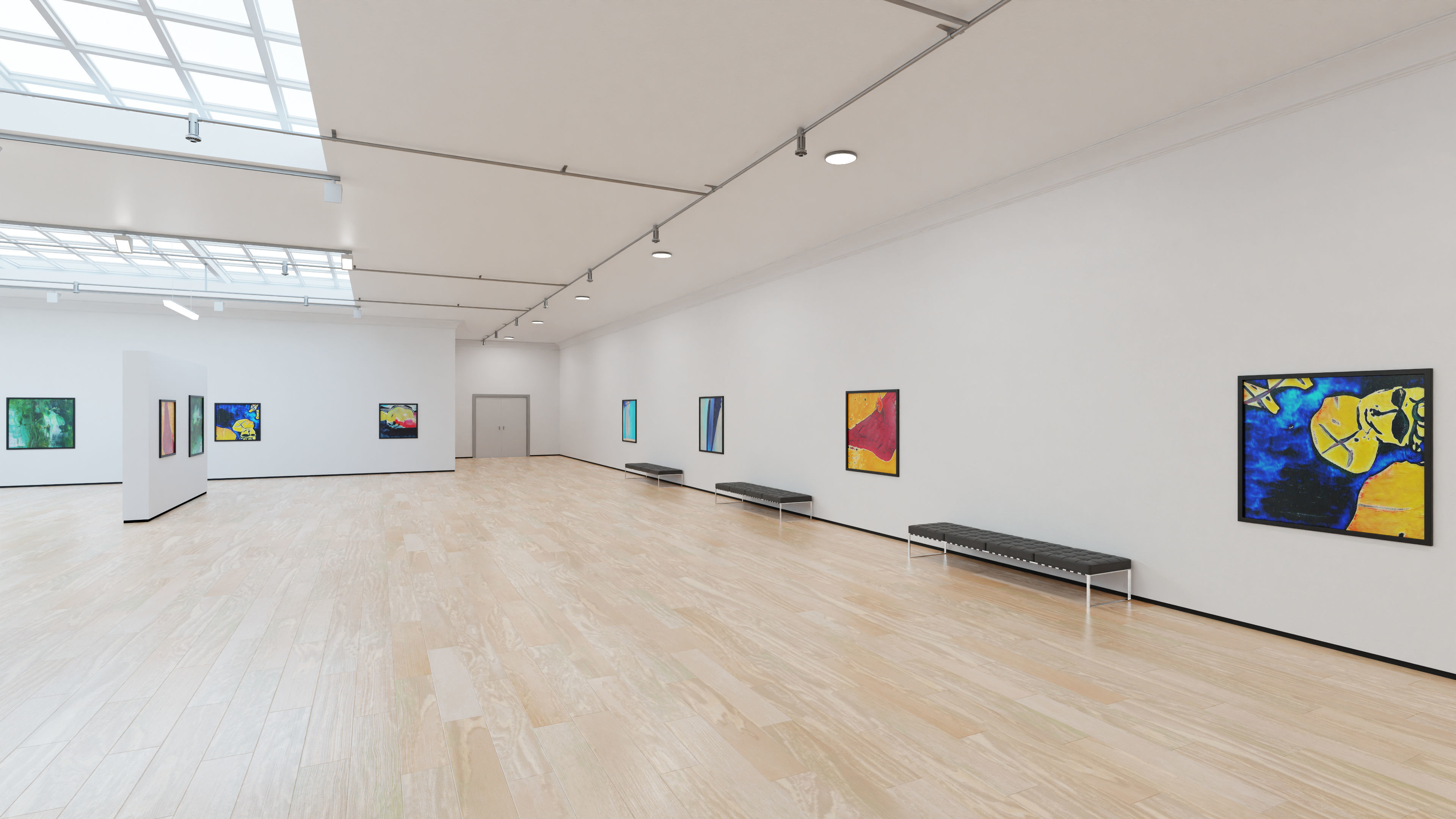 Collection - Art Museum Gallery Interior 4b plus 2 HDRIs Texture_6