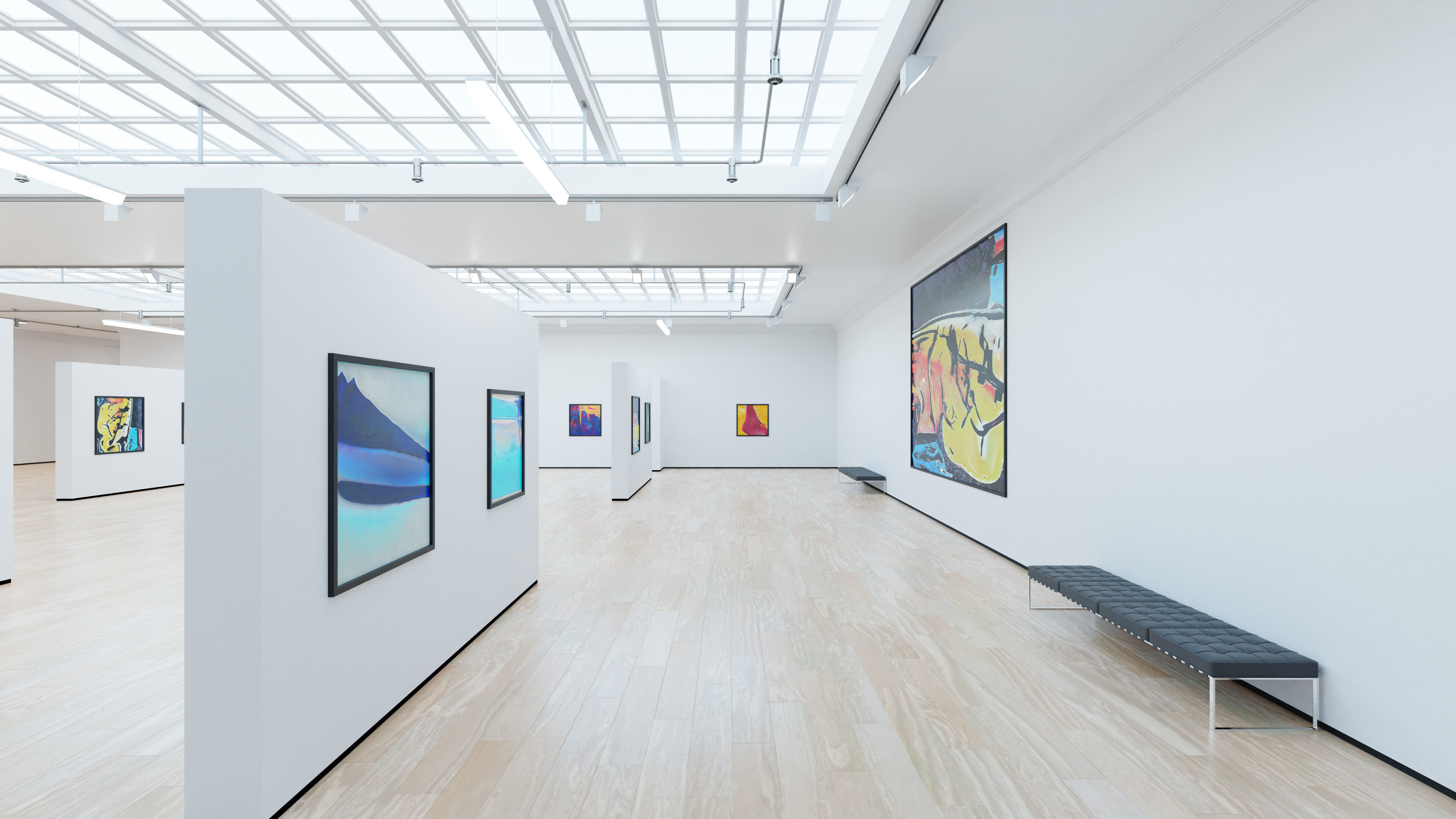 Collection - Art Museum Gallery Interior 4b plus 2 HDRIs Texture_4