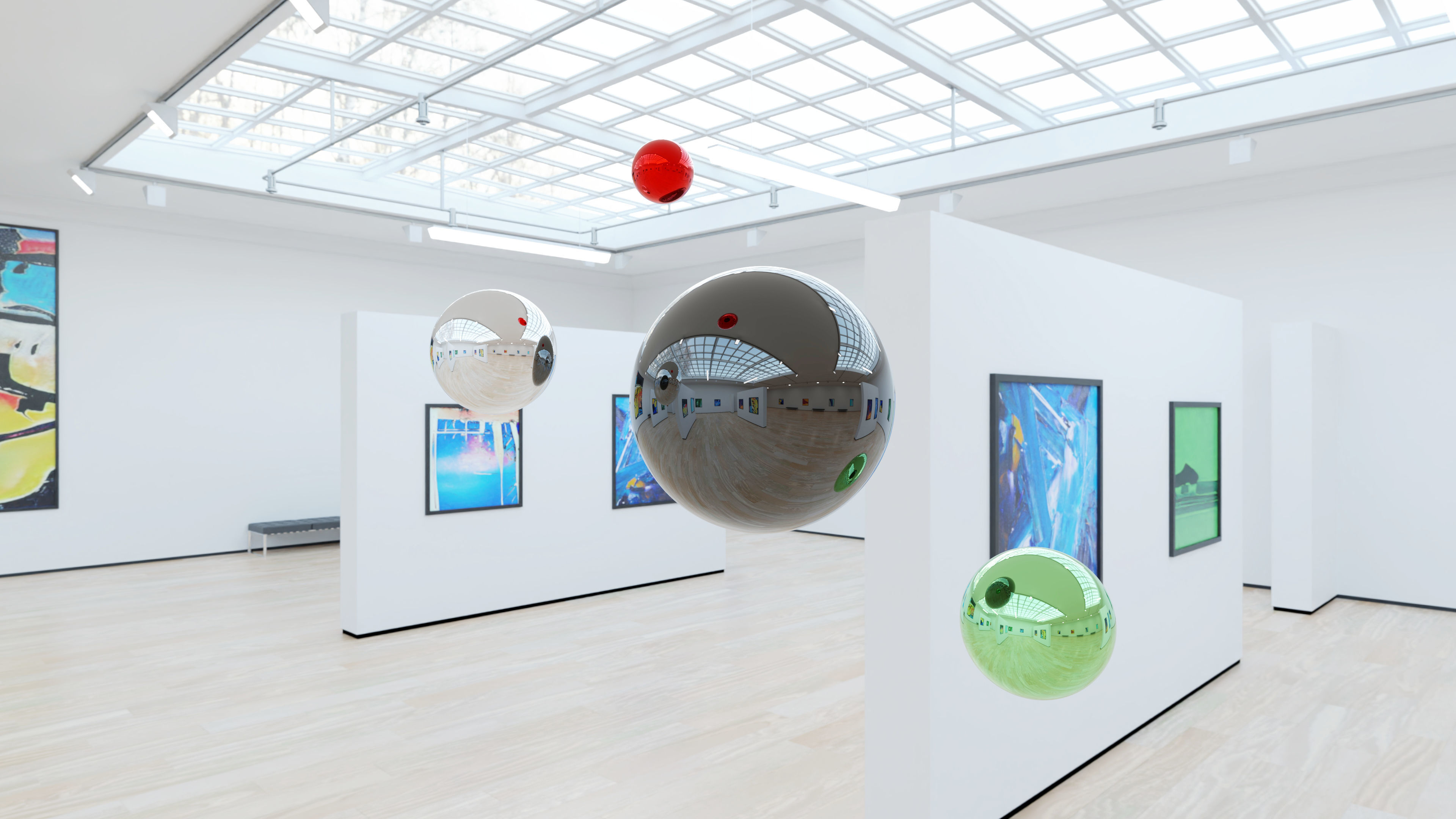Collection - Art Museum Gallery Interior 4b plus 2 HDRIs Texture_29