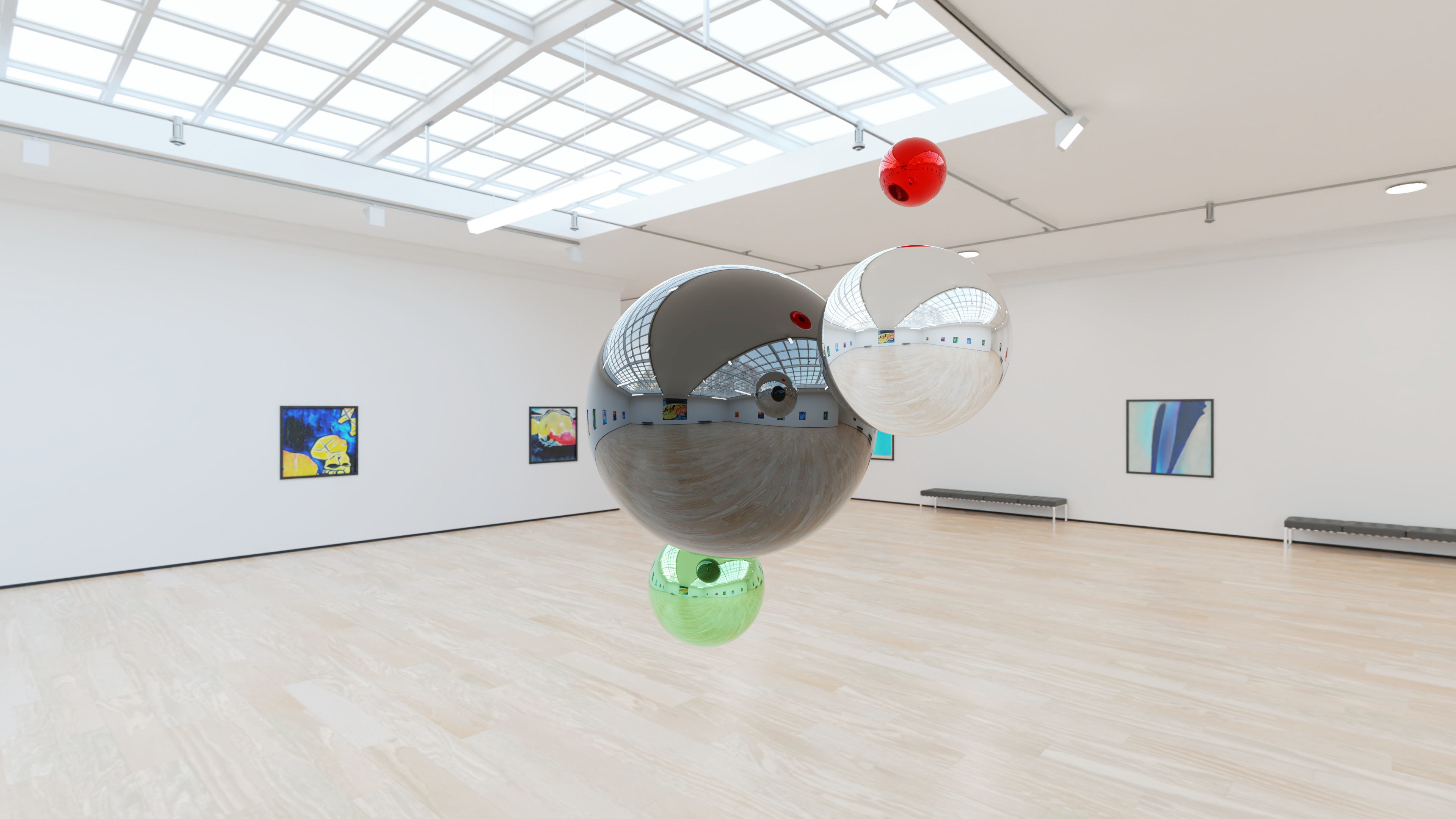 Collection - Art Museum Gallery Interior 4b plus 2 HDRIs Texture_22