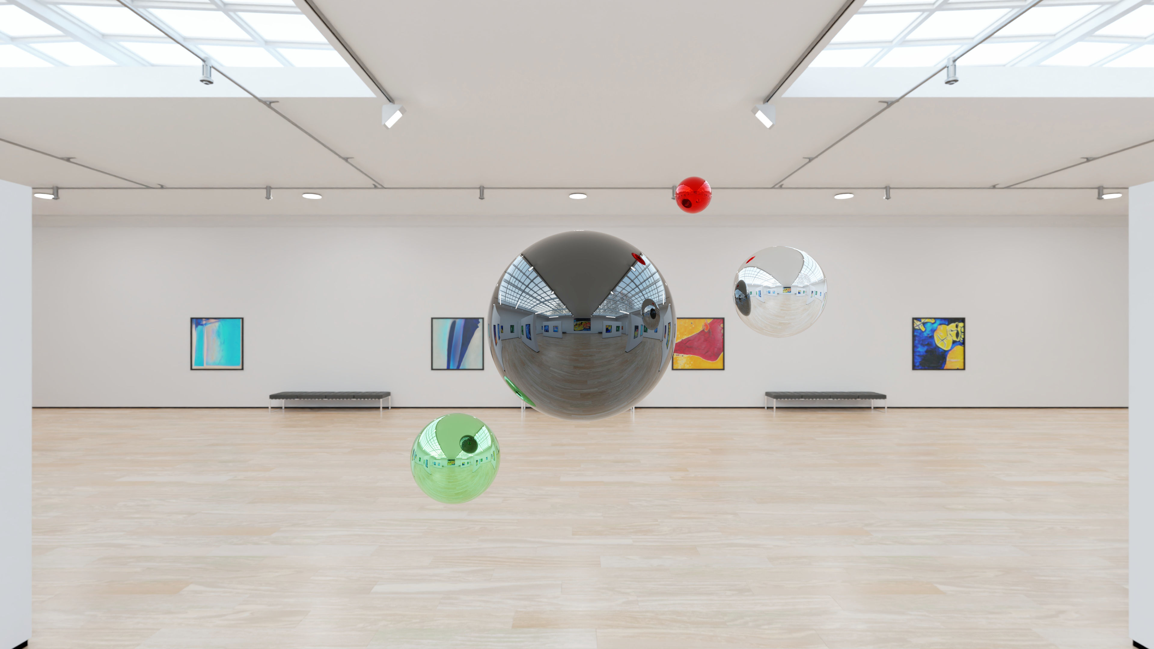 Collection - Art Museum Gallery Interior 4b plus 2 HDRIs Texture_25