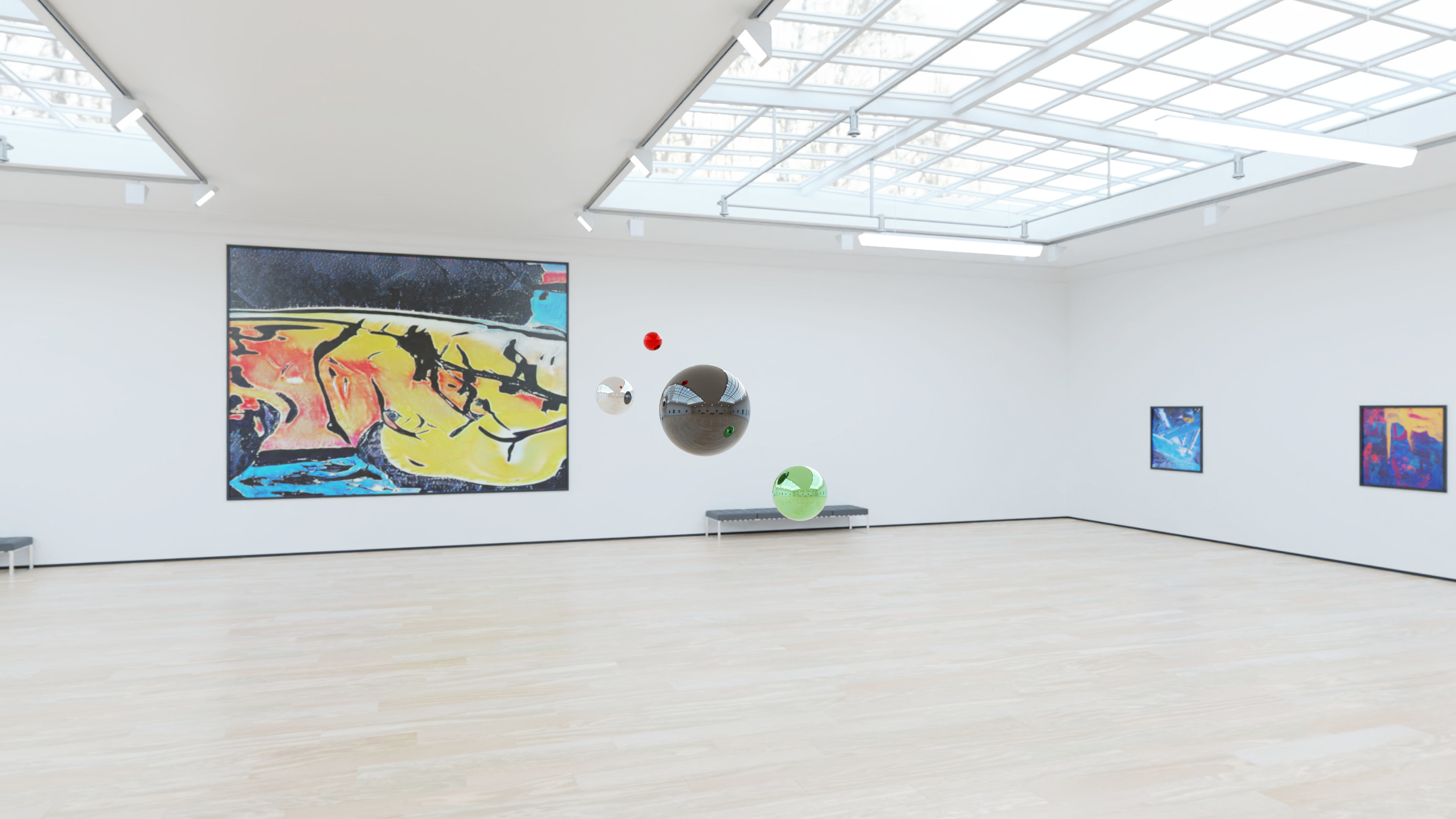 Collection - Art Museum Gallery Interior 4b plus 2 HDRIs Texture_31