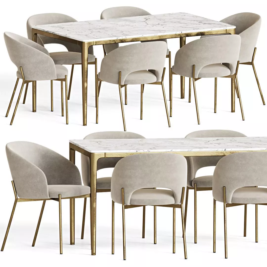 Dining Set 116 3D model