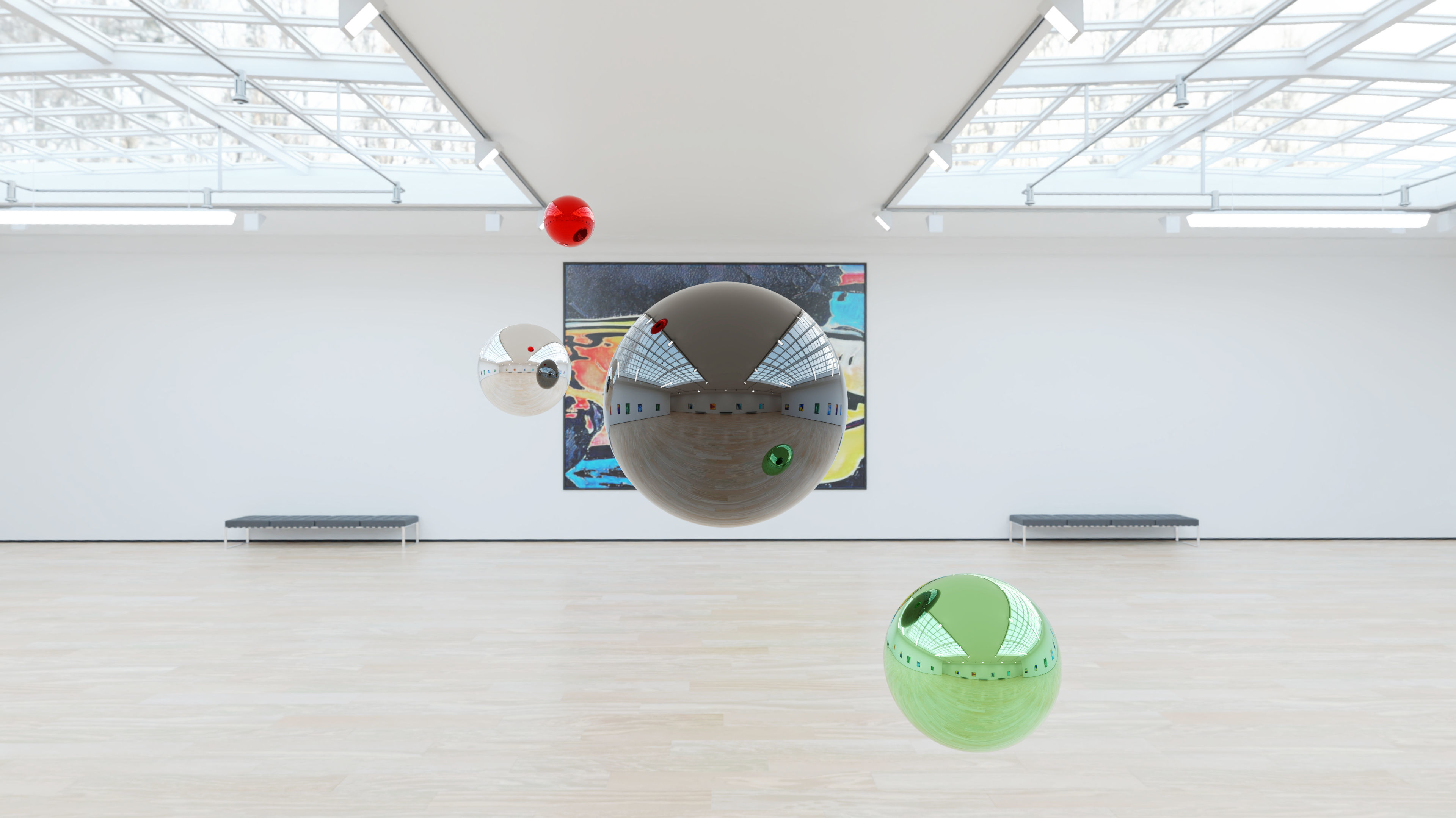 HDRI - Art Museum Gallery Interior 4b - HDR - 8192x4096 - x2 Texture_18