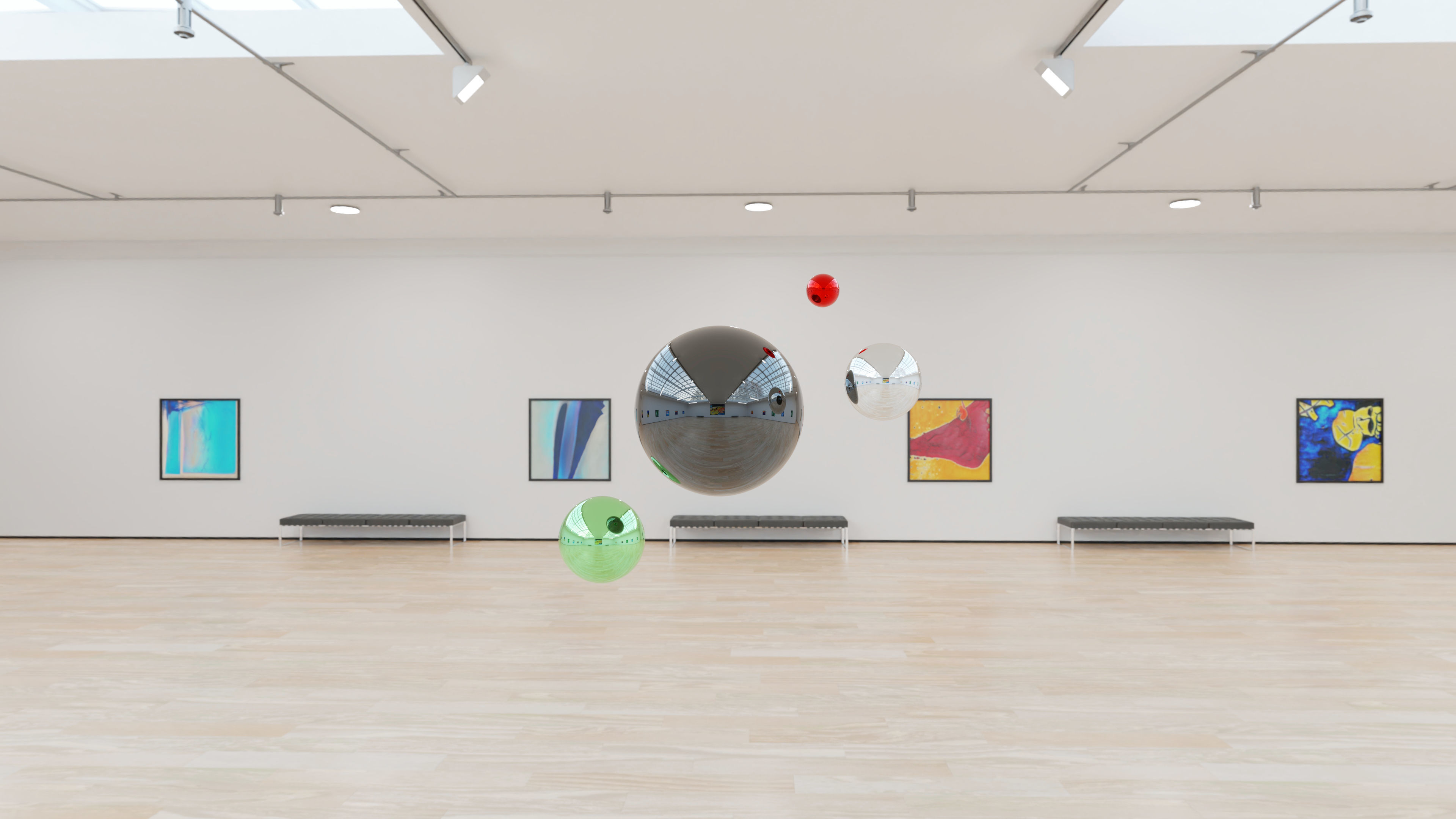 HDRI - Art Museum Gallery Interior 4b - HDR - 8192x4096 - x2 Texture_13