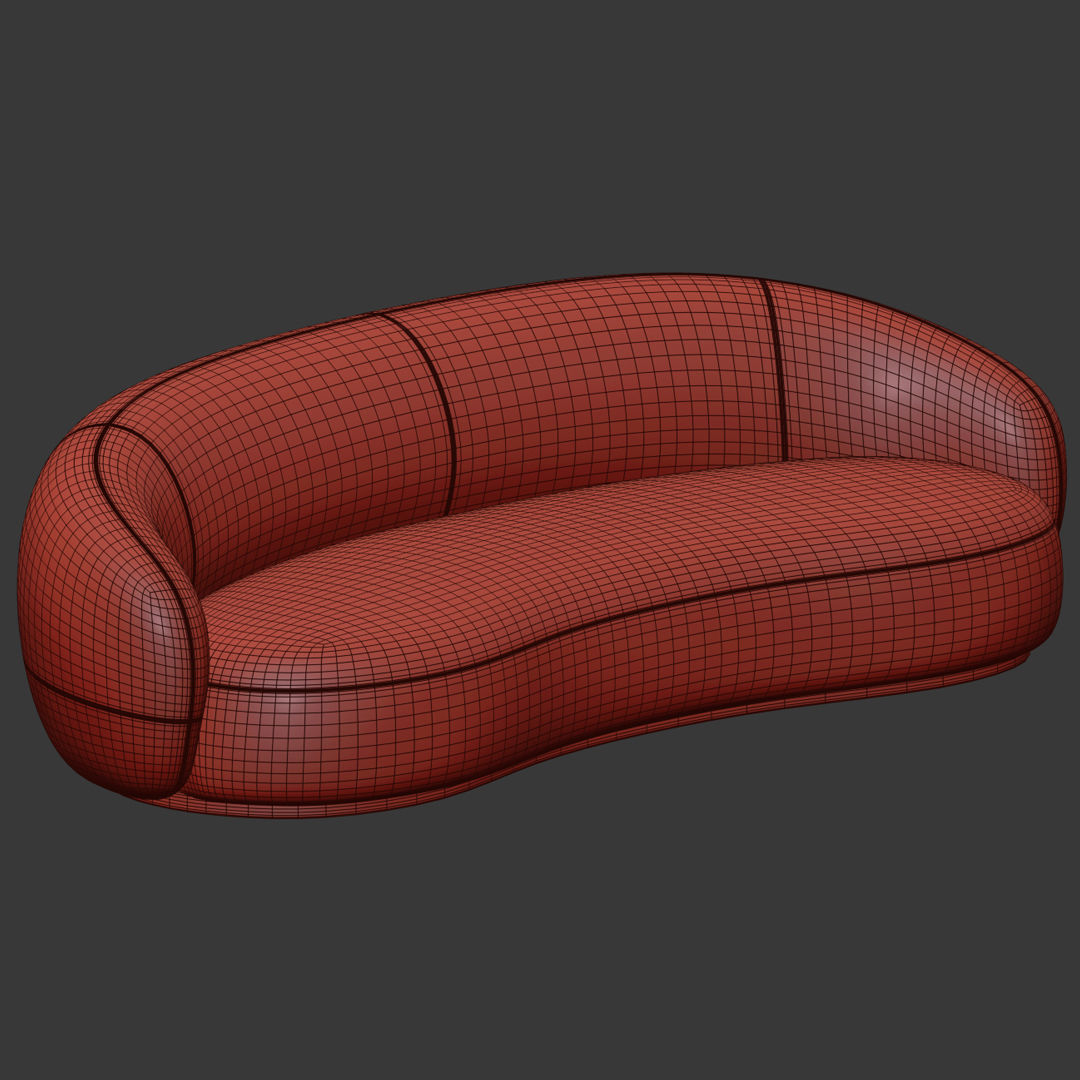 Julep Sofa By Tacchini 3D model_4